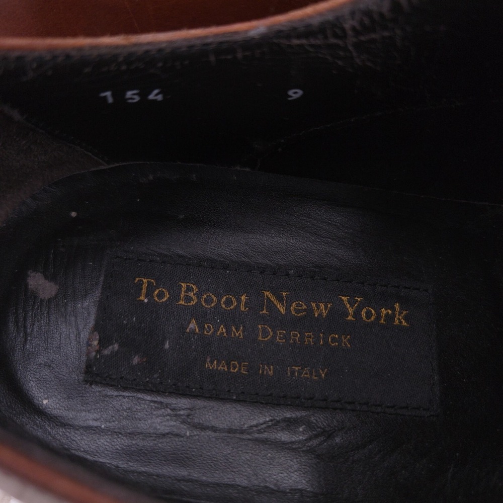 To Boot New York Shoes Mens Size 9 *NEW‎ SOLES* Cap Toe Dress Lace Up Leather - Picture 15 of 15